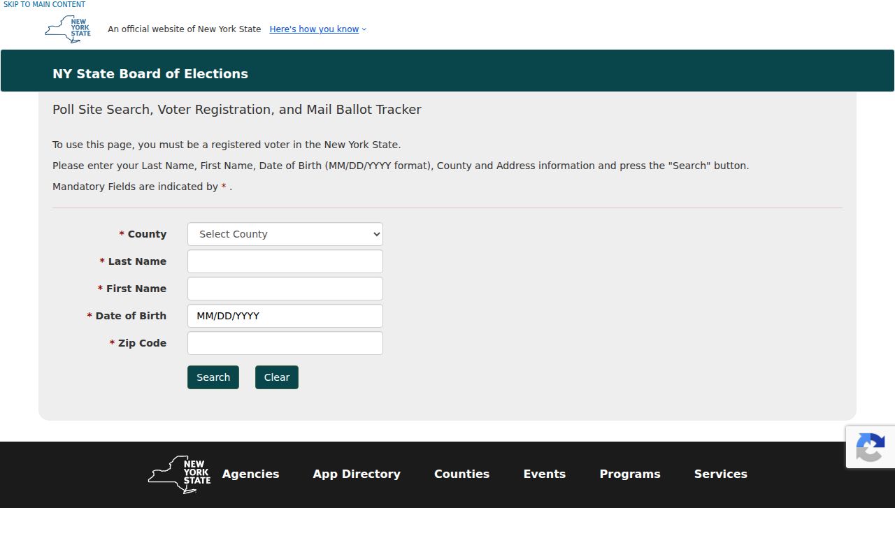 Lynbrook residents directory New York voter status lookup