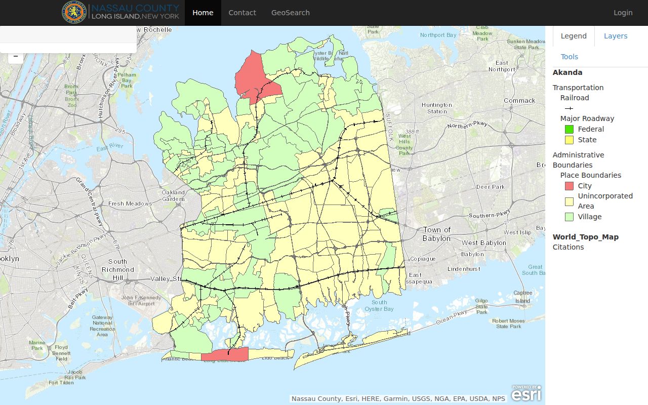 Lynbrook neighbors research using the Nassau GIS parcel viewer